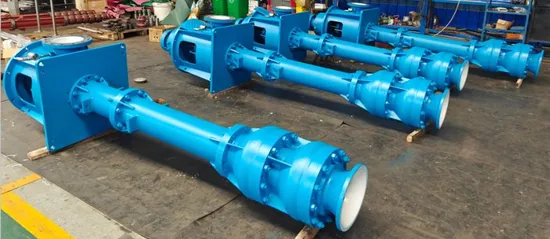 Bomba de incêndio elétrica a diesel de eixo longo personalizada com turbina vertical para poço profundo