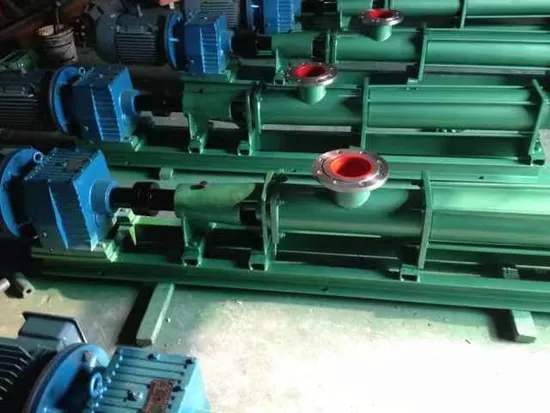 Bomba de parafuso duplo de ferro fundido de baixa pressão para alta viscosidade